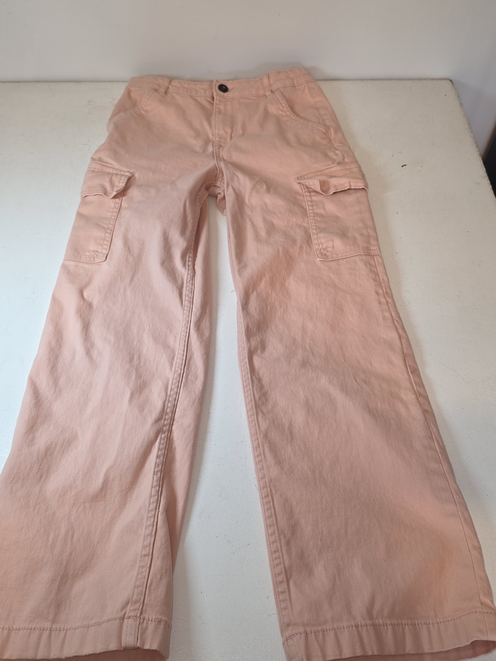 Lucky Brand Peach Cargo Wide-Leg Jeans